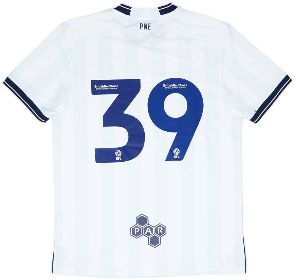 2023-24 Preston North End Match Issue Home Shirt #39