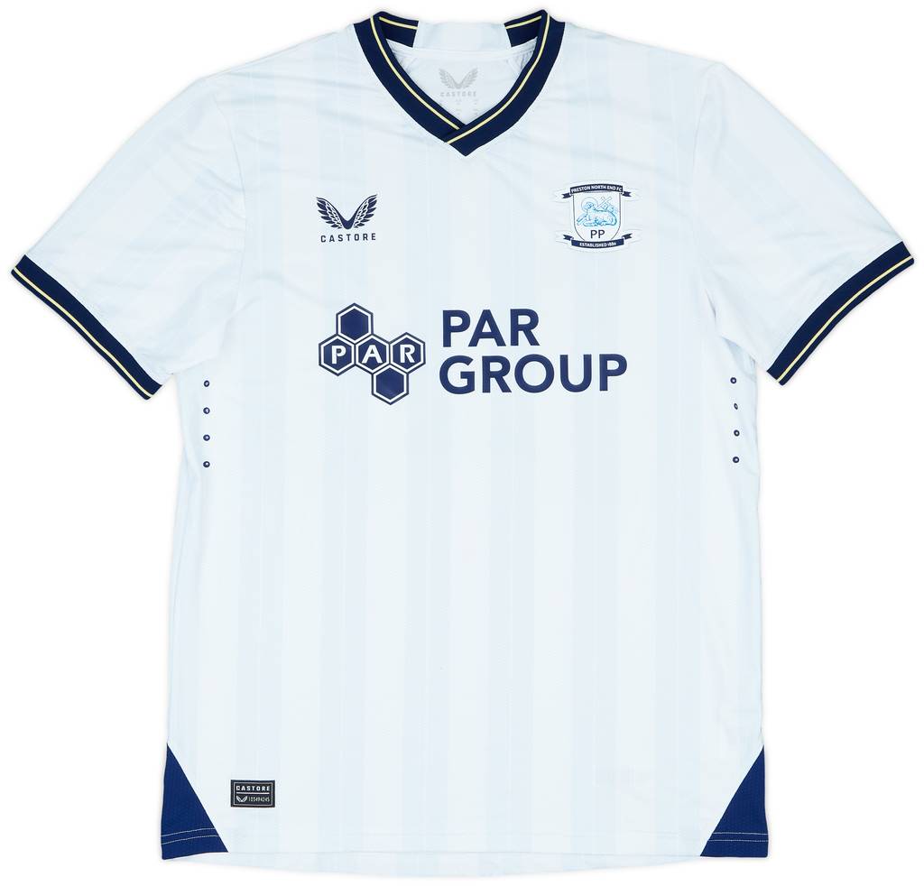 2023-24 Preston North End Match Issue Home Shirt #38