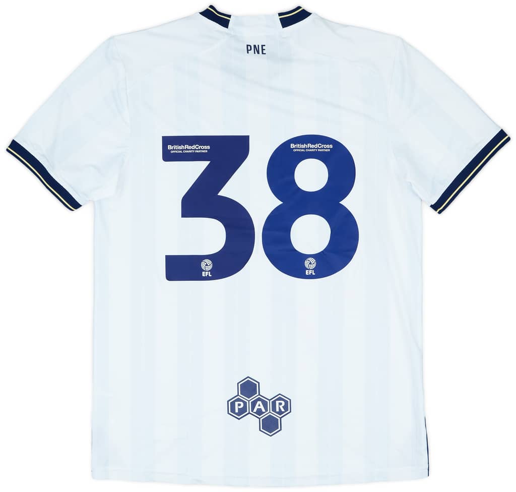 2023-24 Preston North End Match Issue Home Shirt #38