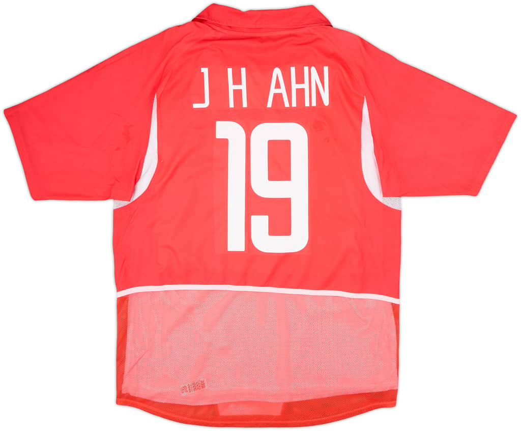 2002-03 South Korea Player Issue Home Shirt J.H.Ahn #19 - 8/10 - (XL)