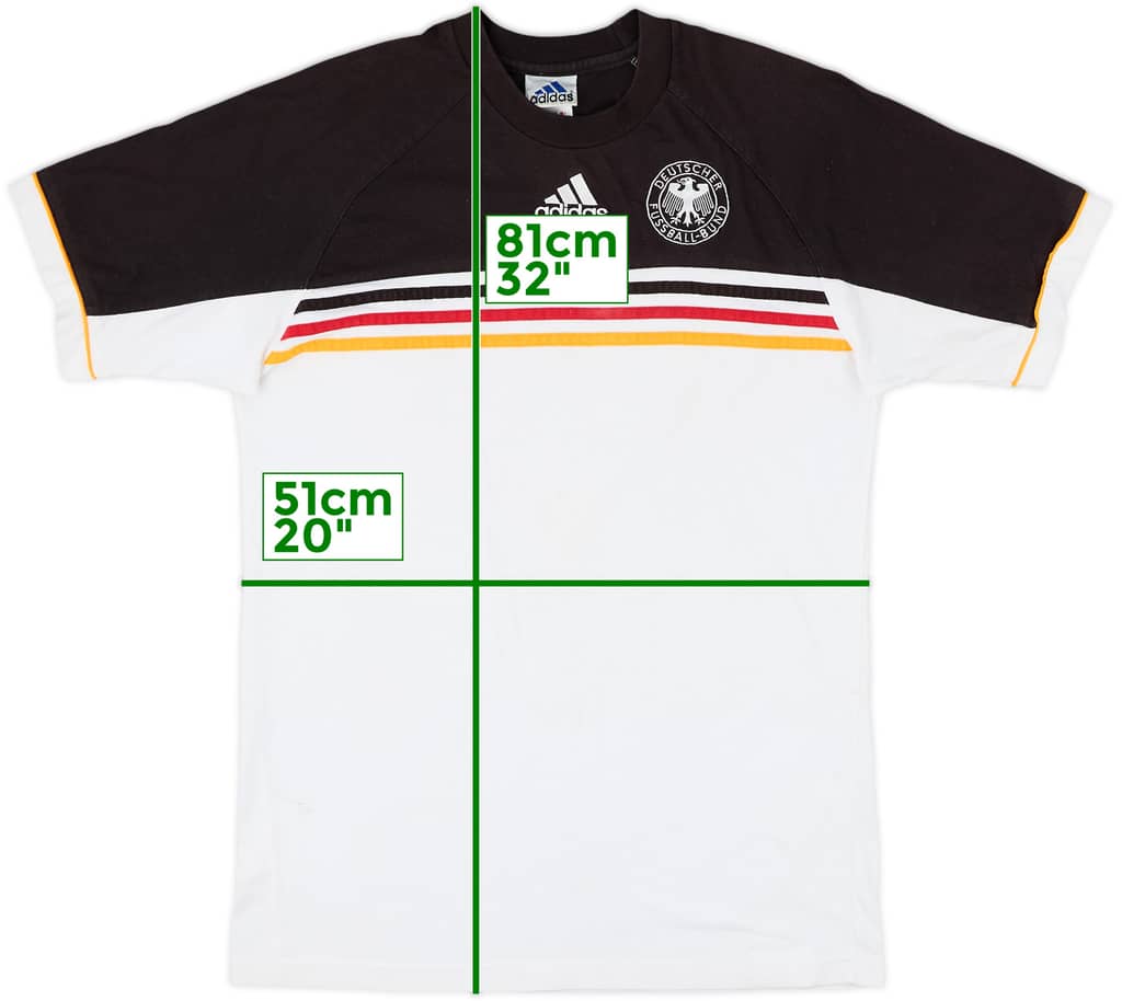 1998-00 Germany adidas Cotton Tee - 7/10 - (M)