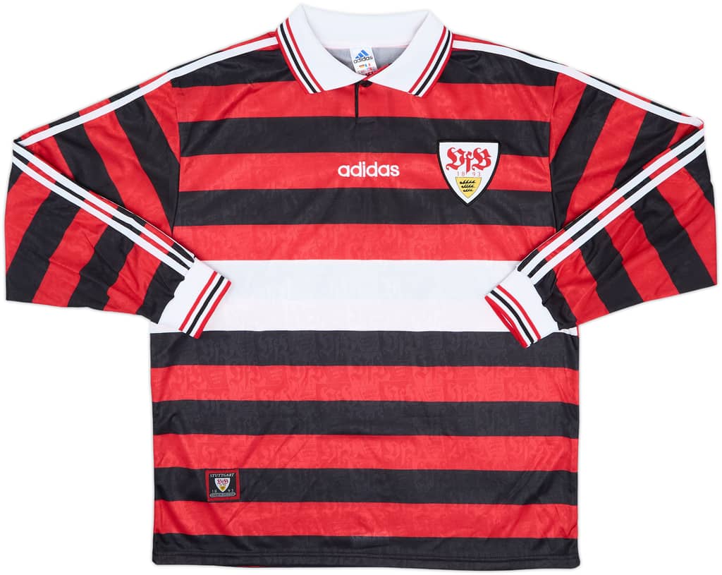 1997-98 Stuttgart Away L/S Shirt - 8/10 - (XL)