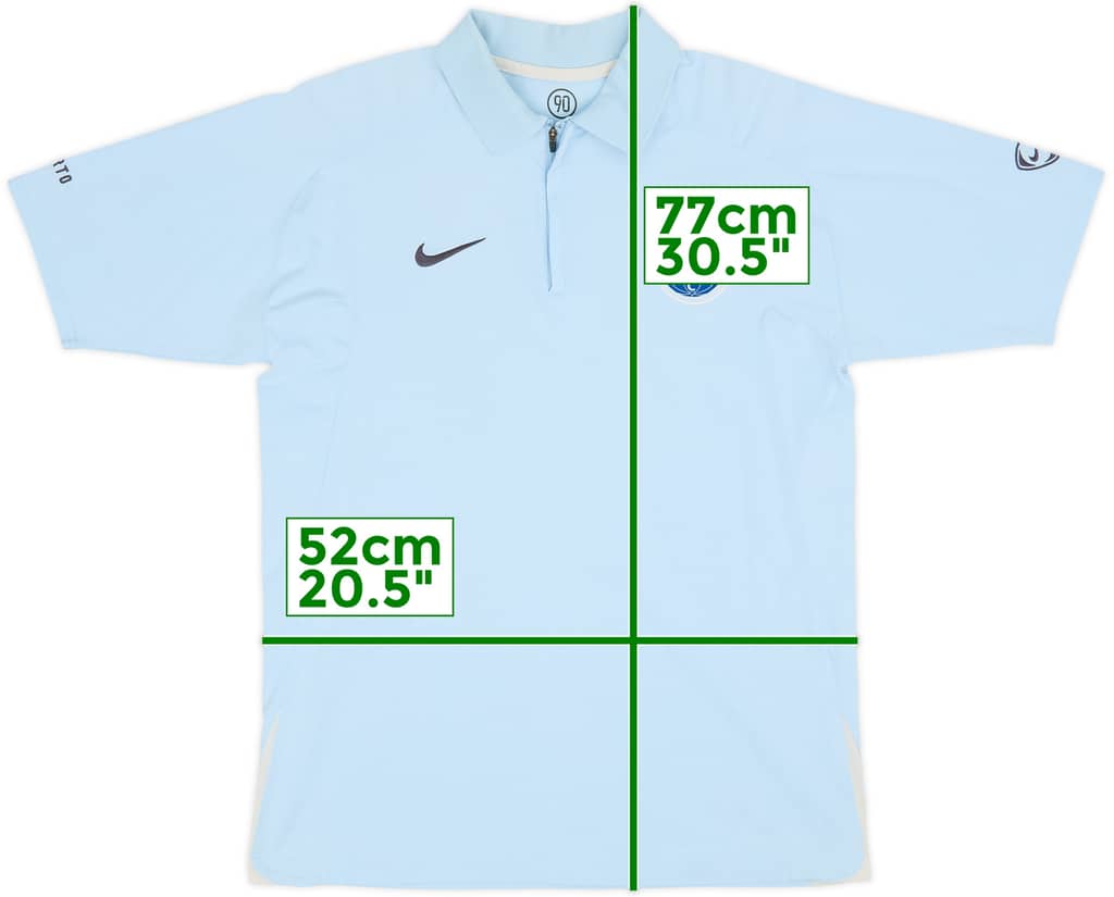 2005-06 Porto Nike 1/4 Zip Polo Shirt - 8/10 - (M)
