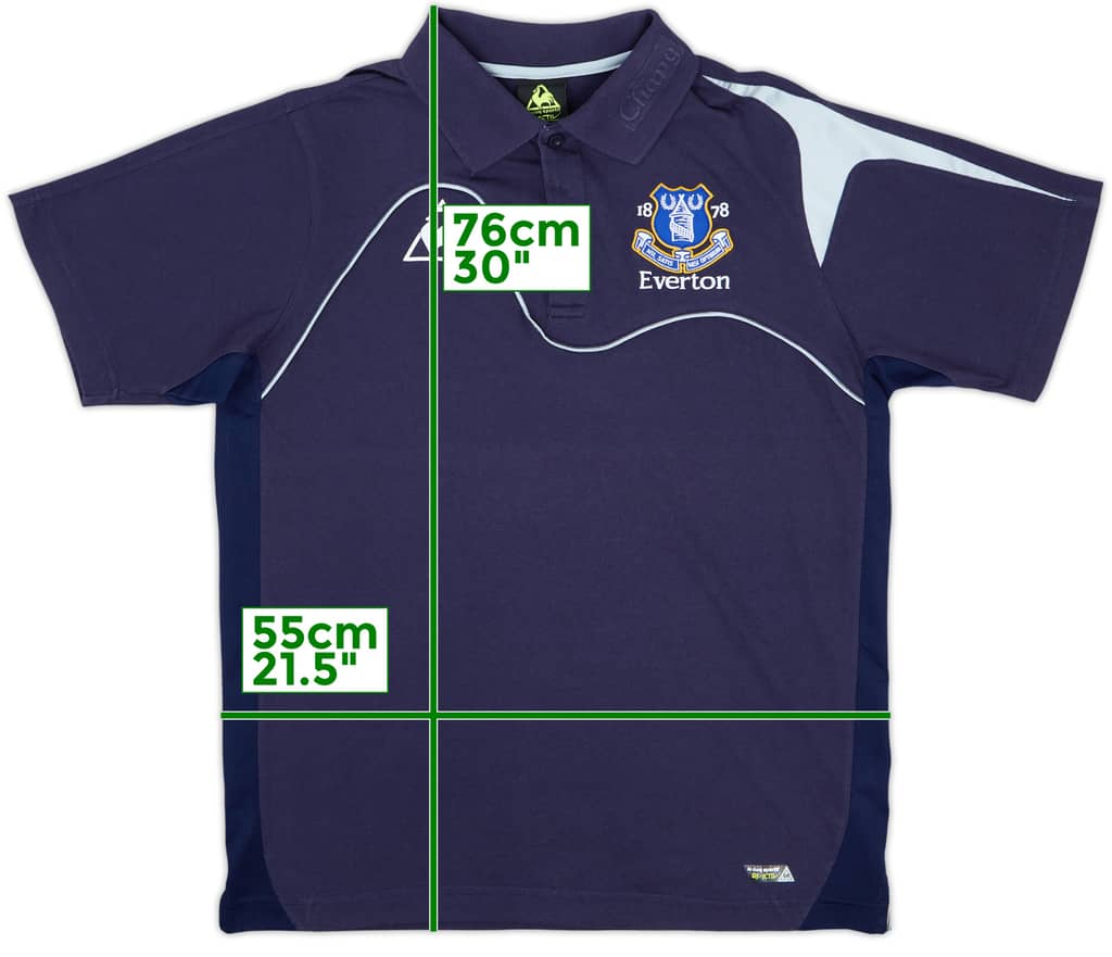 2009-10 Everton Le Coq Sportif Polo Shirt - 8/10 - (M)