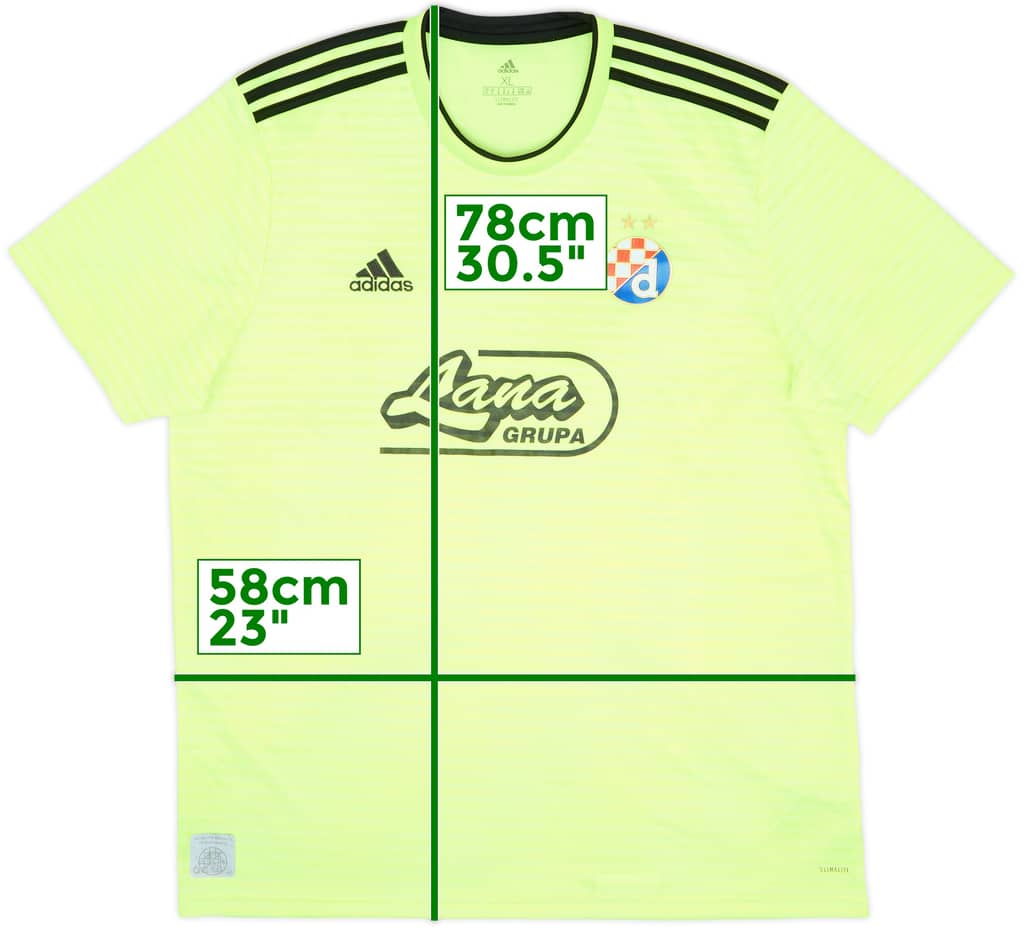 2018-19 Dinamo Zagreb Away Shirt - 9/10 - (XL)
