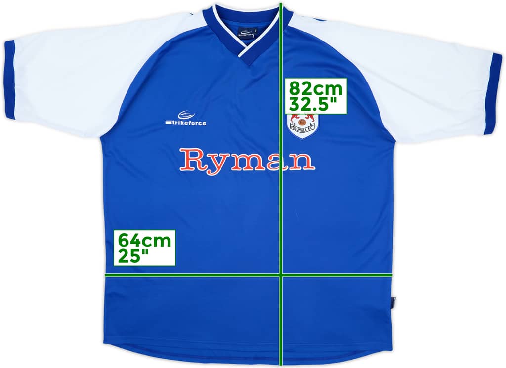 2003-04 Millwall Home Shirt - 9/10 - (XXL)