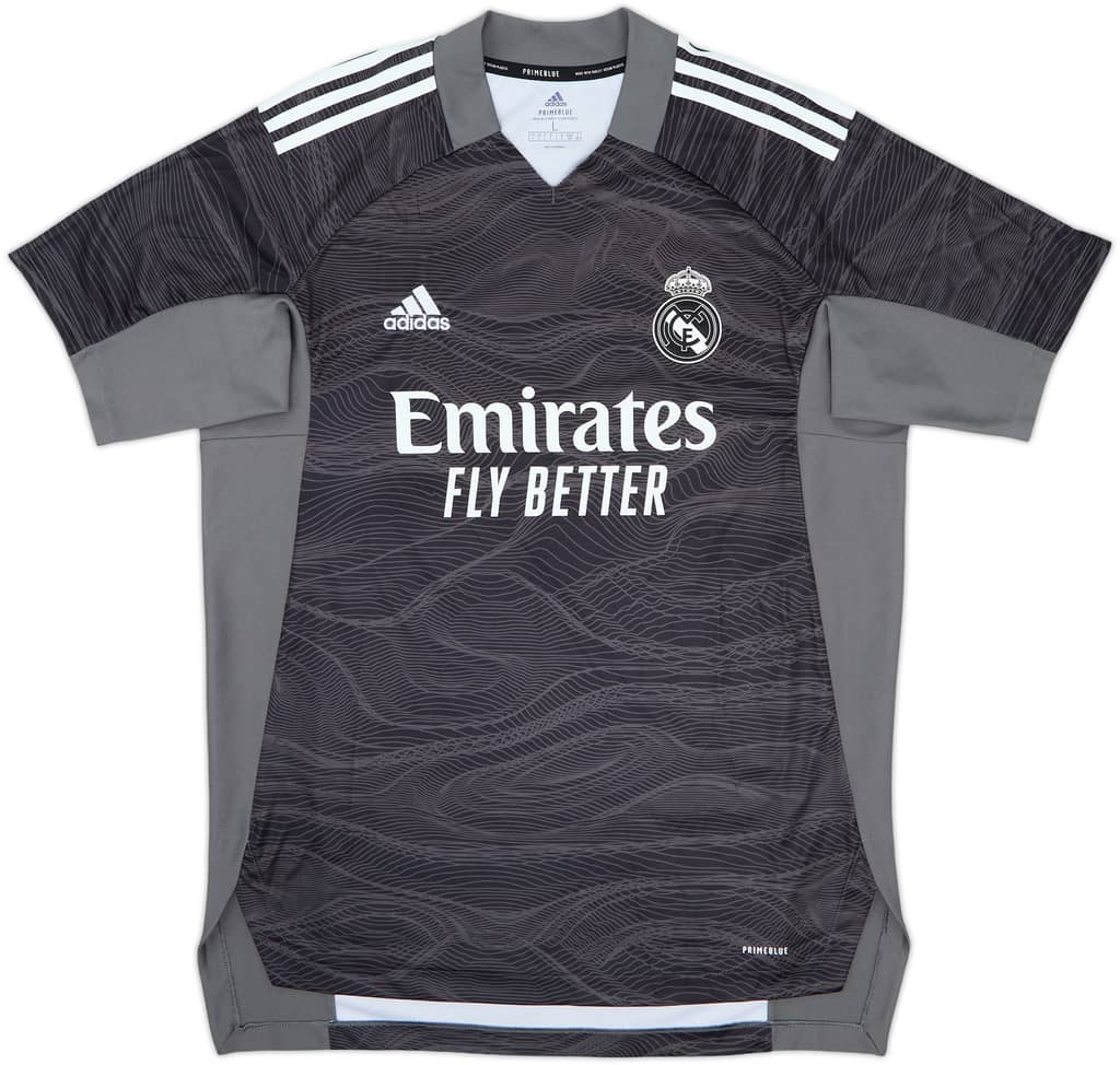 2021-22 Real Madrid GK S/S Shirt - 10/10 - (L)