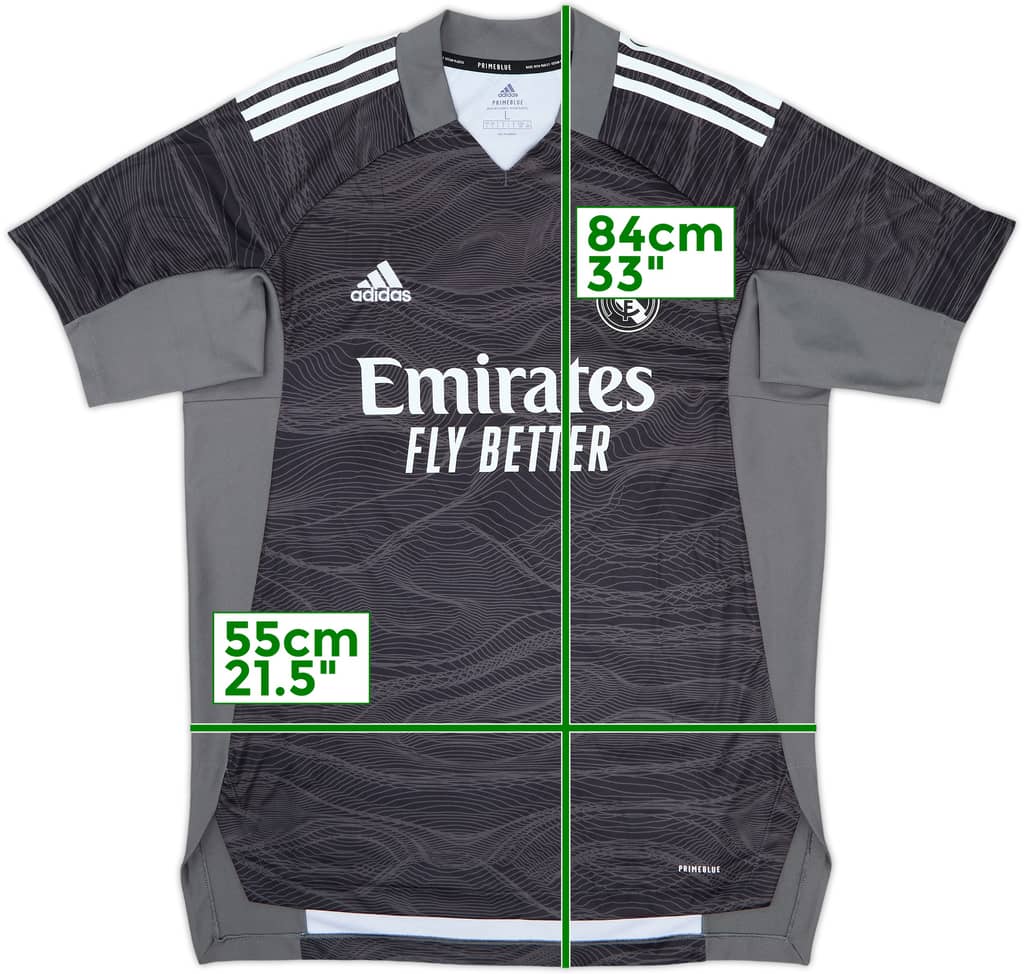 2021-22 Real Madrid GK S/S Shirt - 10/10 - (L)