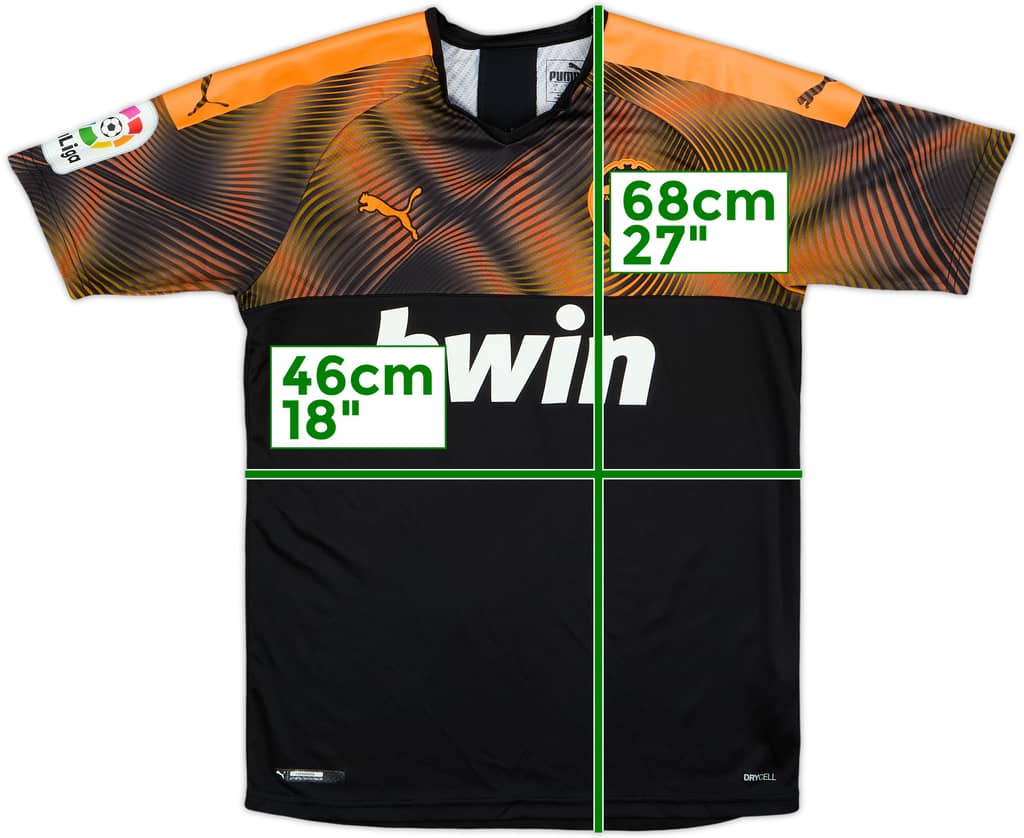 2019-20 Valencia Away Shirt - 8/10 - (S)