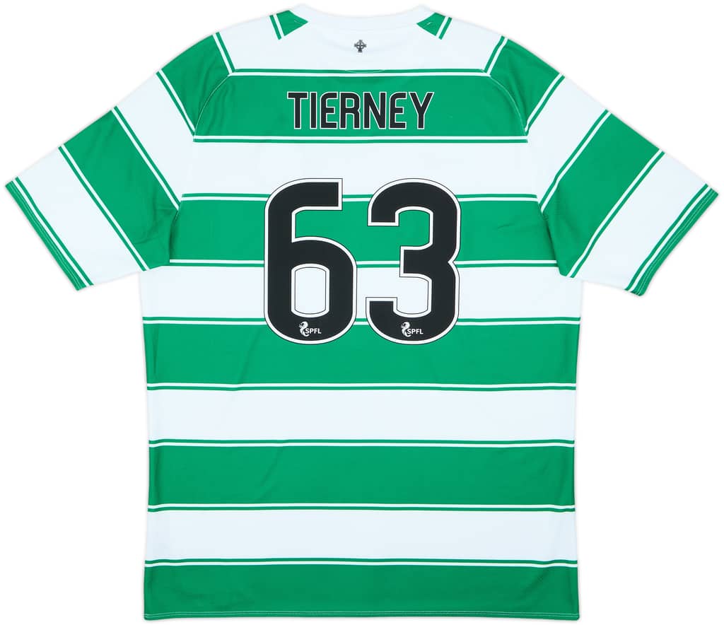 2015-16 Celtic Home Shirt Tierney #63