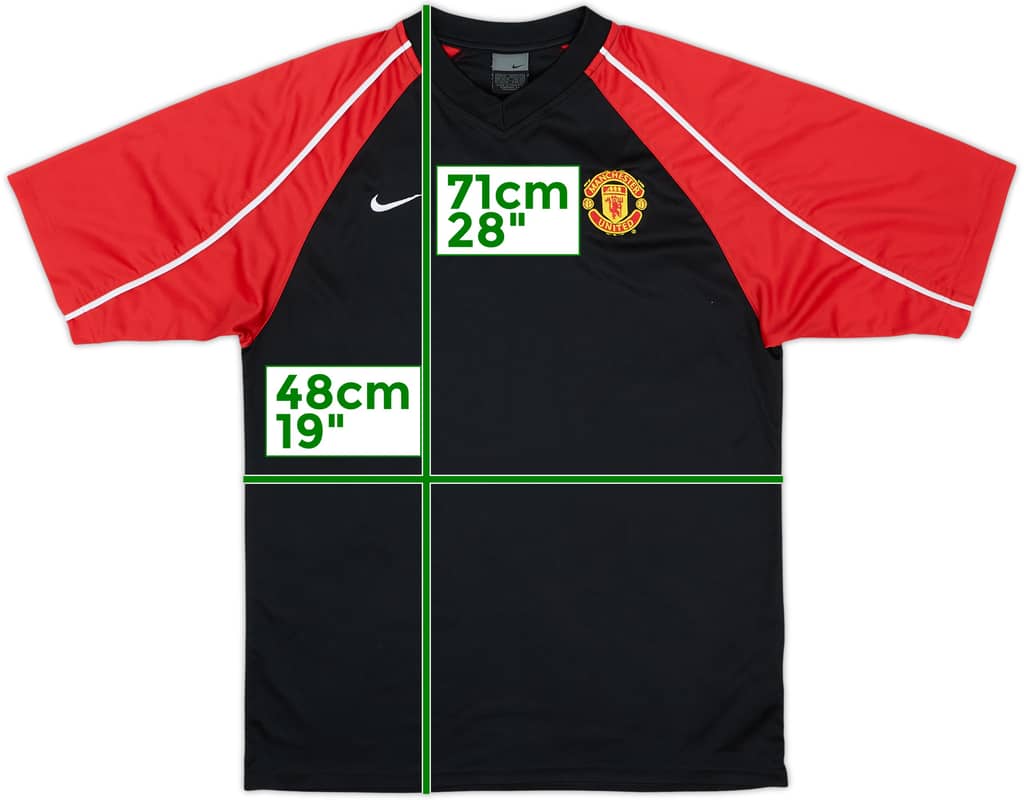 2004-05 Manchester United Nike Training Shirt - 8/10 - (M)