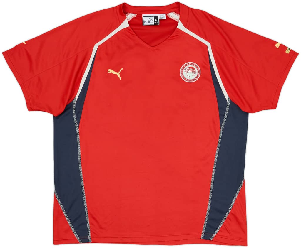 2005-06 Olympiacos GK S/S Shirt - 6/10 - (XL)