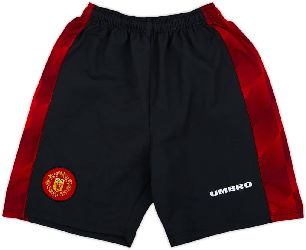 1996-98 Manchester United Home Shorts - 10/10 - (S)