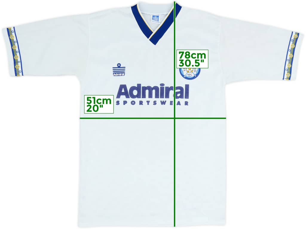 1992-93 Leeds United Home Shirt - 7/10 - (M)