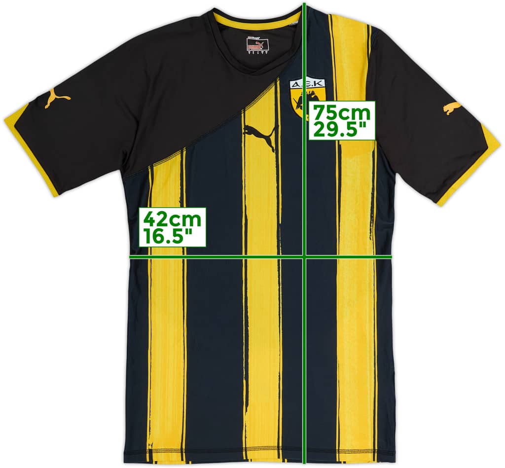 2011-12 AEK Athens Authentic Away Shirt - 6/10 - (L)