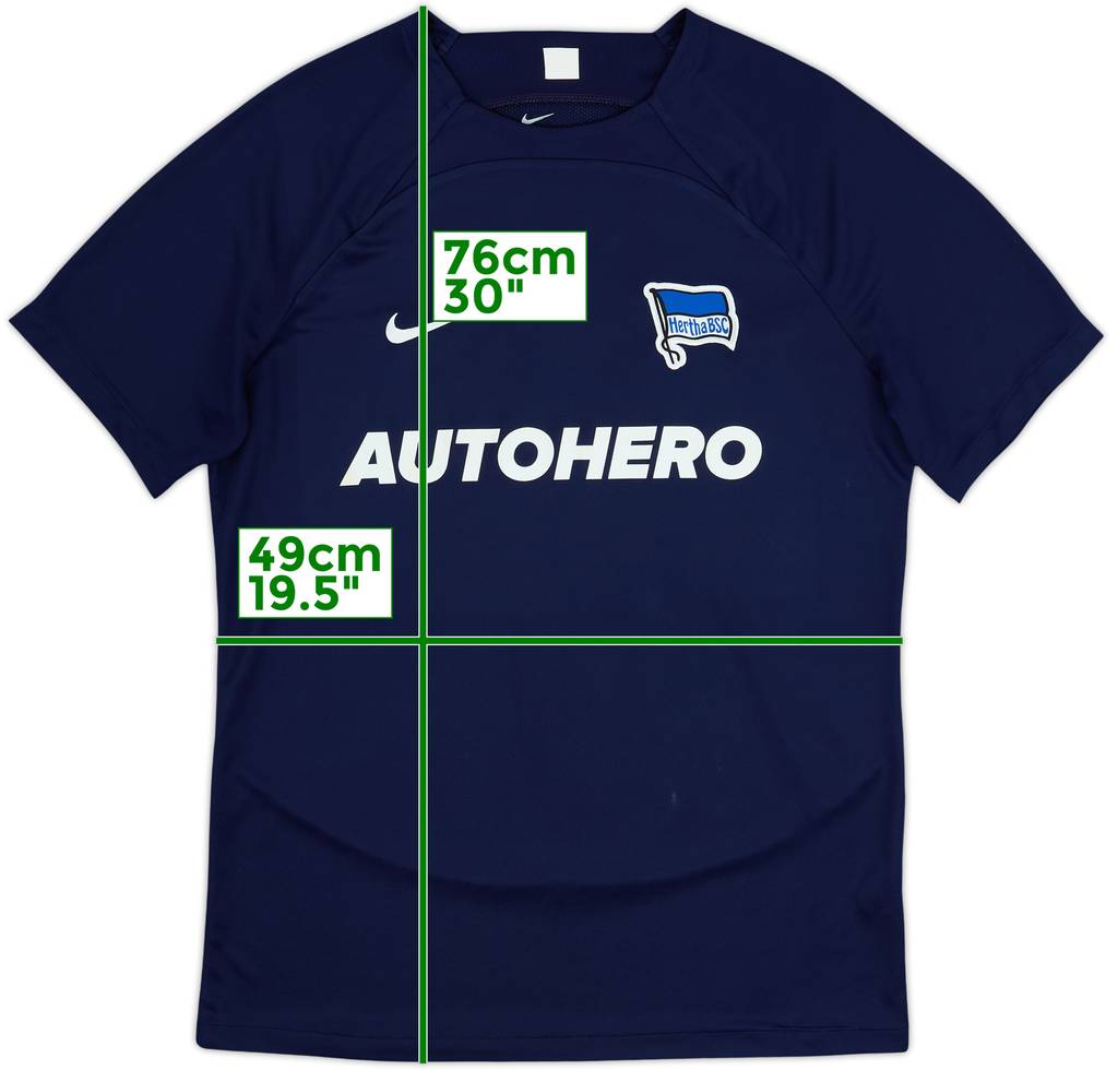 Camiseta Nike de entrenamiento del Hertha Berlin 2022-23 - 9/10 - (L)