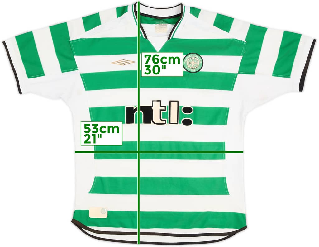 2001-03 Celtic Home Shirt - 3/10 - (L)