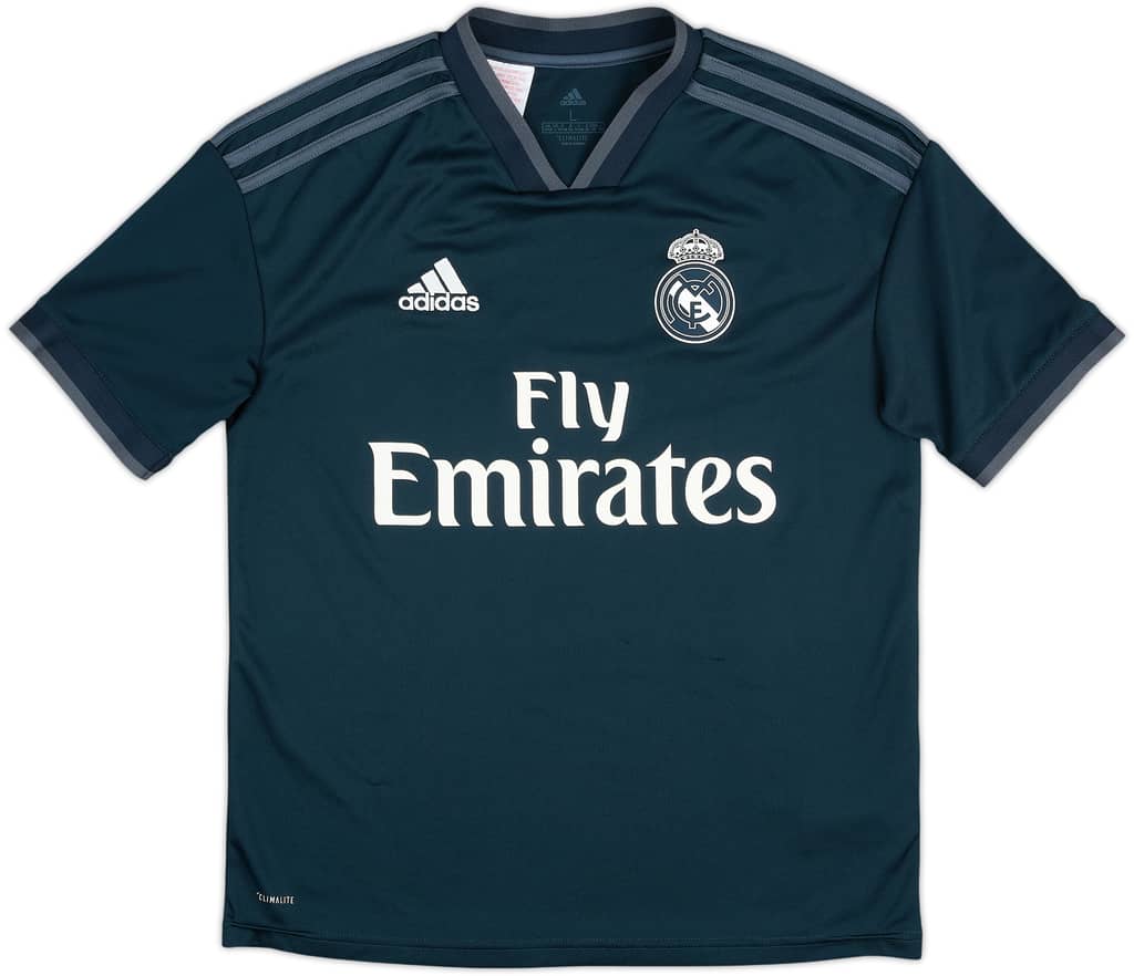 2018-19 Real Madrid Away Shirt - 8/10 - (13-14 Years)