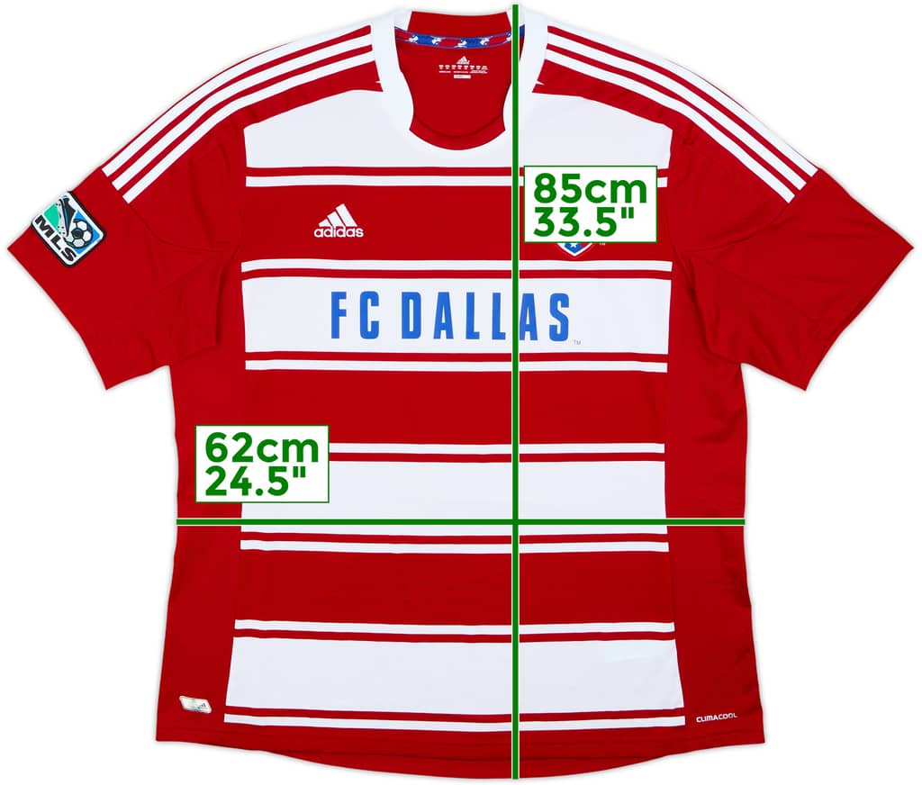 2012-14 FC Dallas Home Shirt - 8/10 - (XXL)