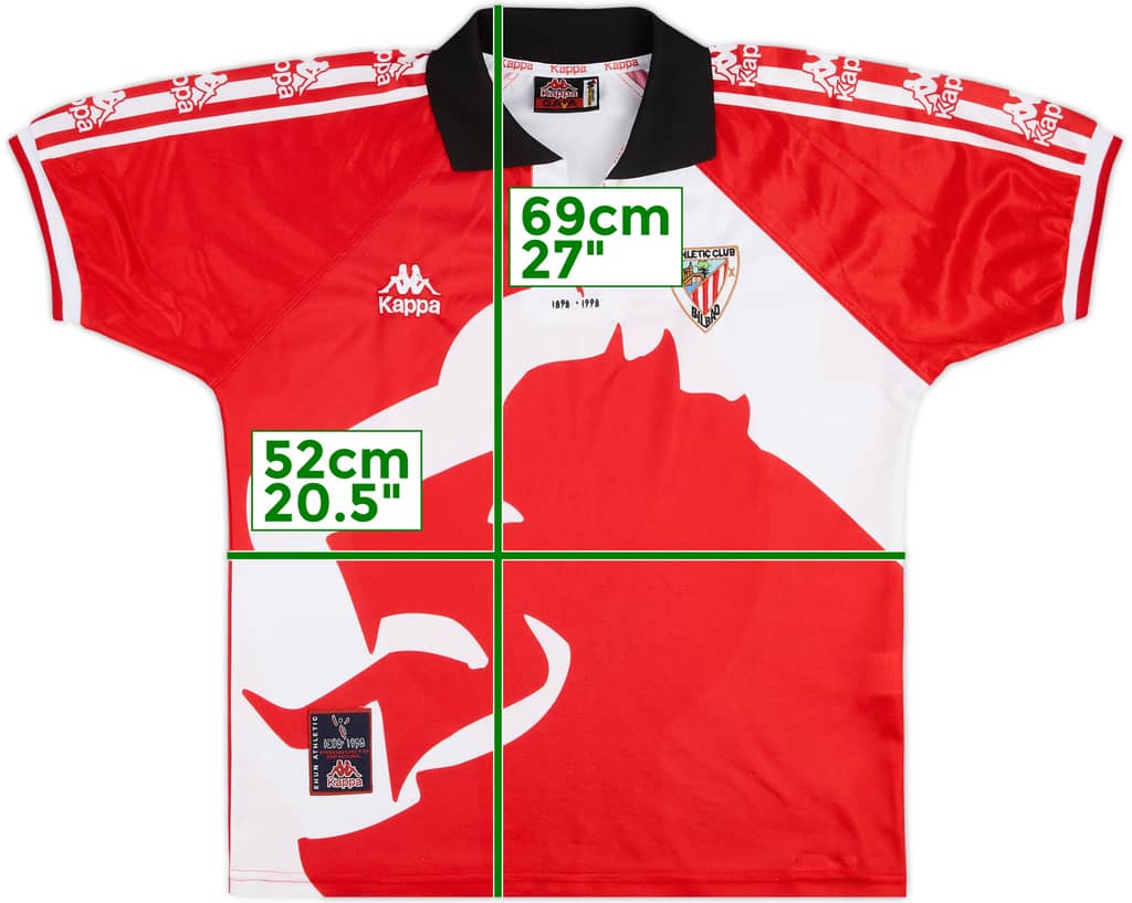 1997-98 Athletic Bilbao Centenary Third Shirt - 8/10 - (S)
