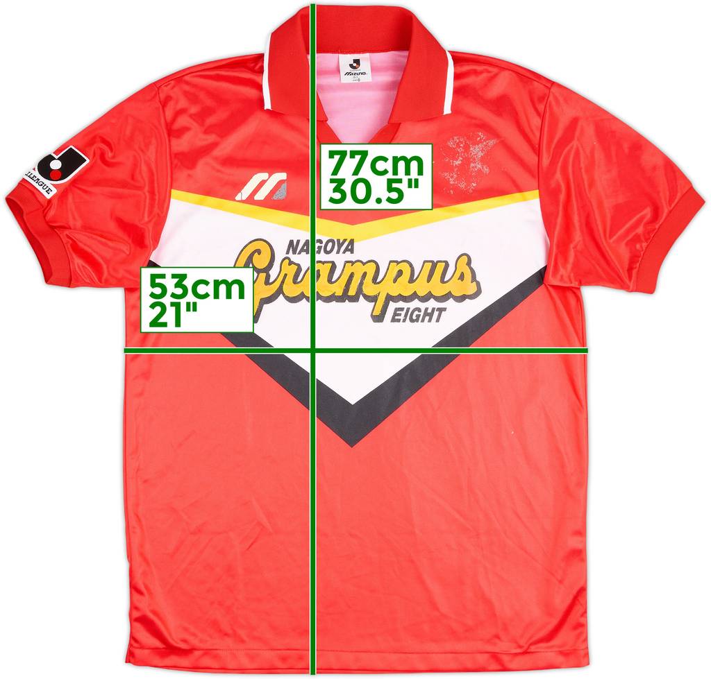 1993 Nagoya Grampus Eight Home Shirt - 4/10 - (L)