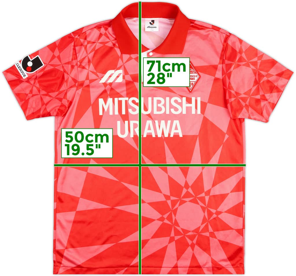 1993-94 Urawa Red Diamonds Maillot Domicile - 7/10 - (L)