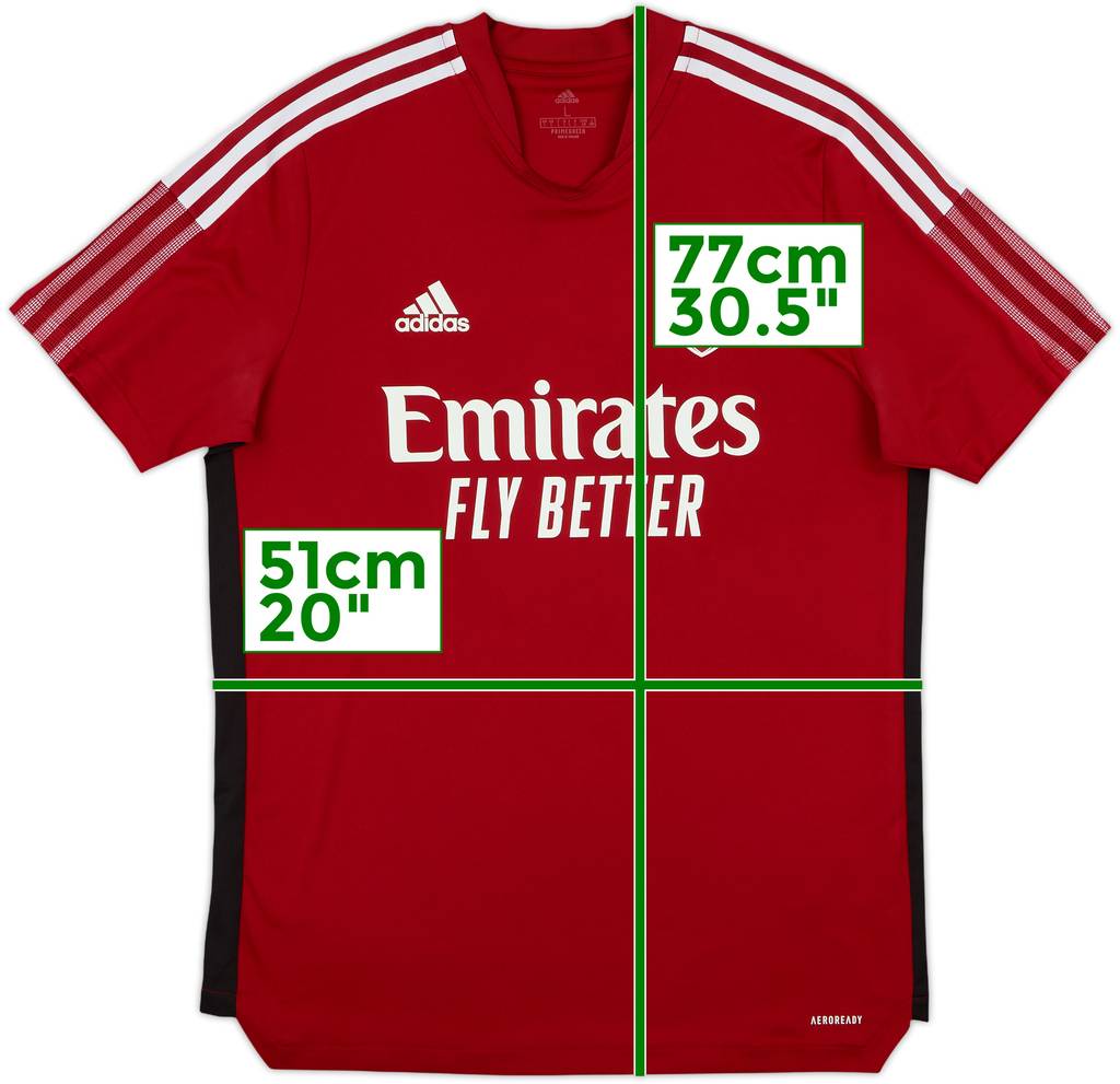 2021-22 Arsenal adidas Training Shirt - 10/10 - (L)