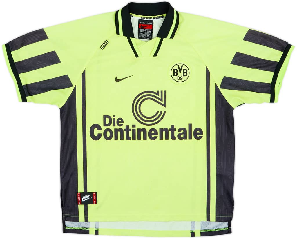 1996-97 Borussia Dortmund Home Shirt - 8/10 - (XL)