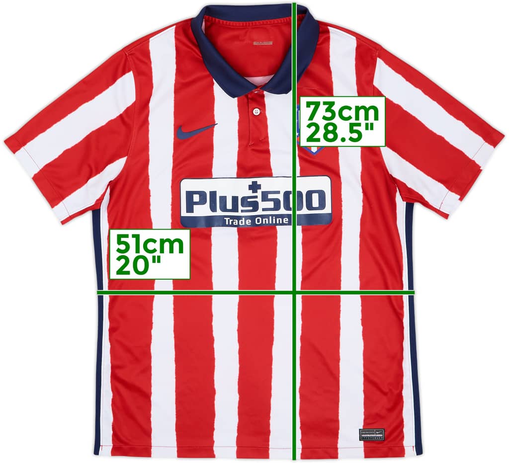2020-21 Atletico Madrid Home Shirt - 5/10 - (L)