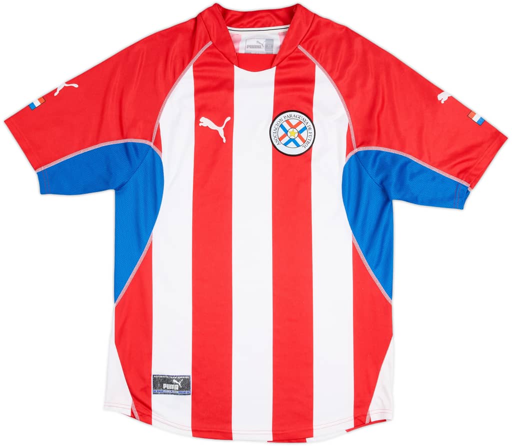 2002-04 Paraguay Home Shirt - 6/10 - (XL)