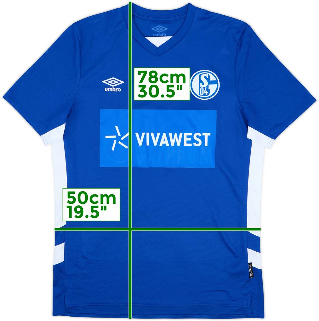 2021-22 Schalke Home Shirt - 8/10 - (L)