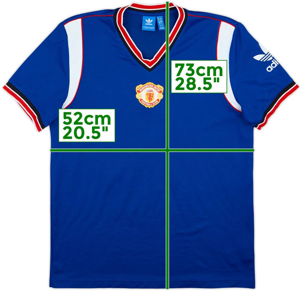 Camiseta adidas Reissue de la tercera equipación del Manchester United 1984-86 - 9/10 - (L)