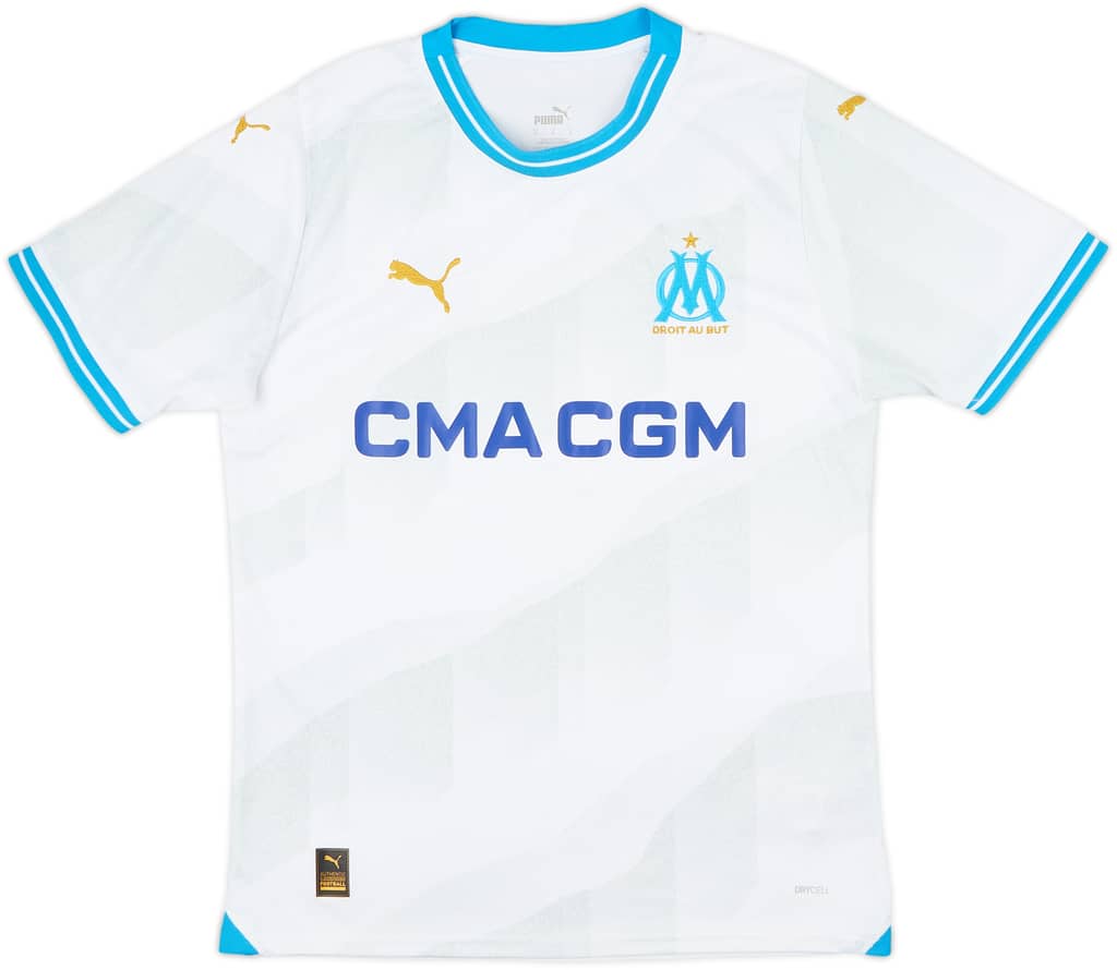 2023-24 Olympique Marseille Home Shirt - 8/10 - (M)