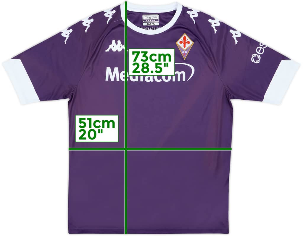 2020-21 Fiorentina Home Shirt - 5/10 - (L)