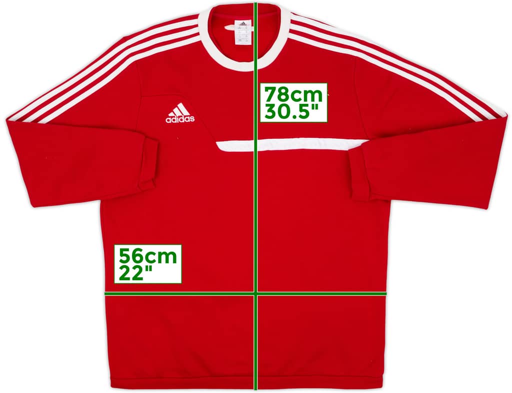 2013-14 Bayern Munich adidas Sweat Top - 8/10 - (3XL)