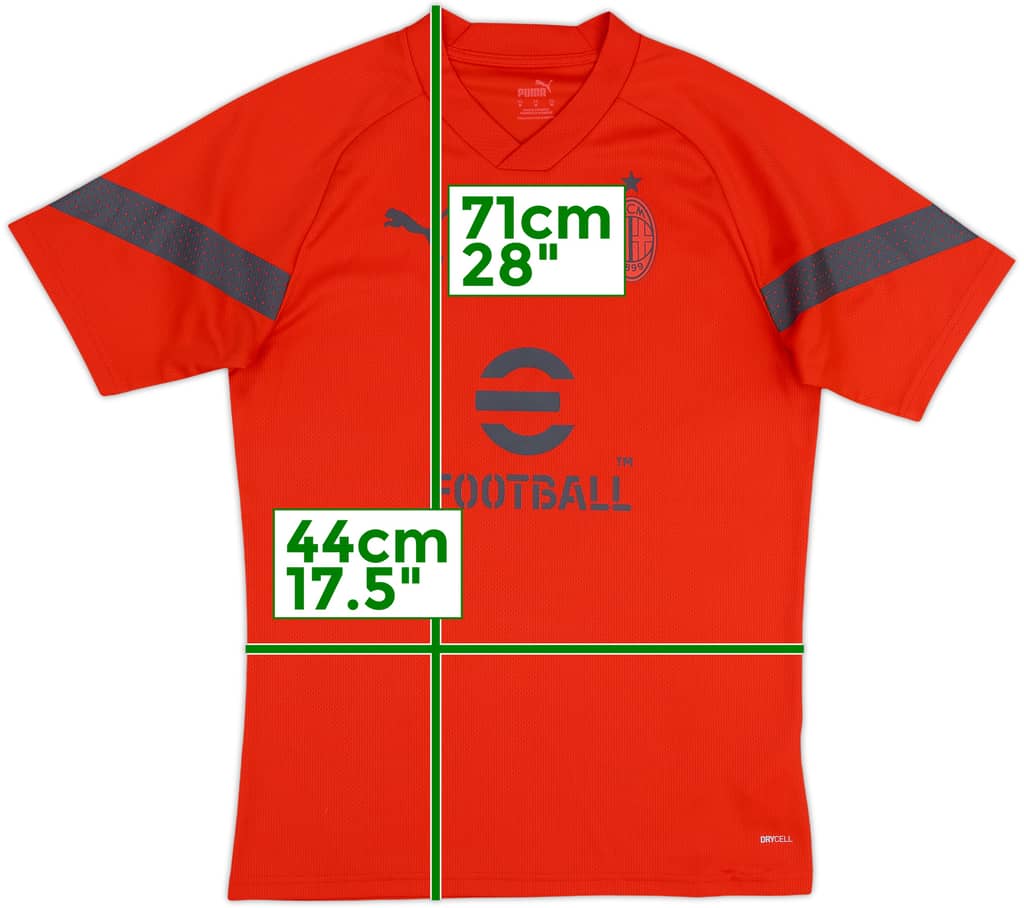 2022-23 AC Milan Puma Training Shirt - 10/10 - (M)