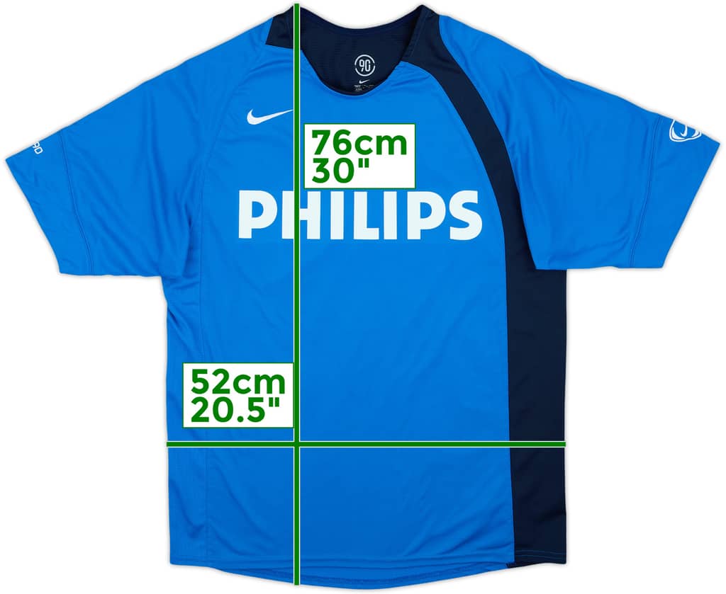 Camiseta Nike de entrenamiento del PSV 2005-06 - 9/10 - (M)