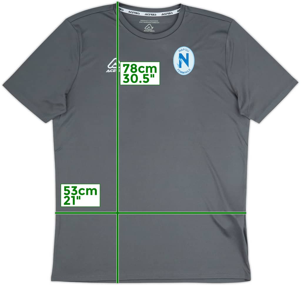 2024-25 Napoli Women's Acerbis Training Shirt - 8/10 - (Men's L)
