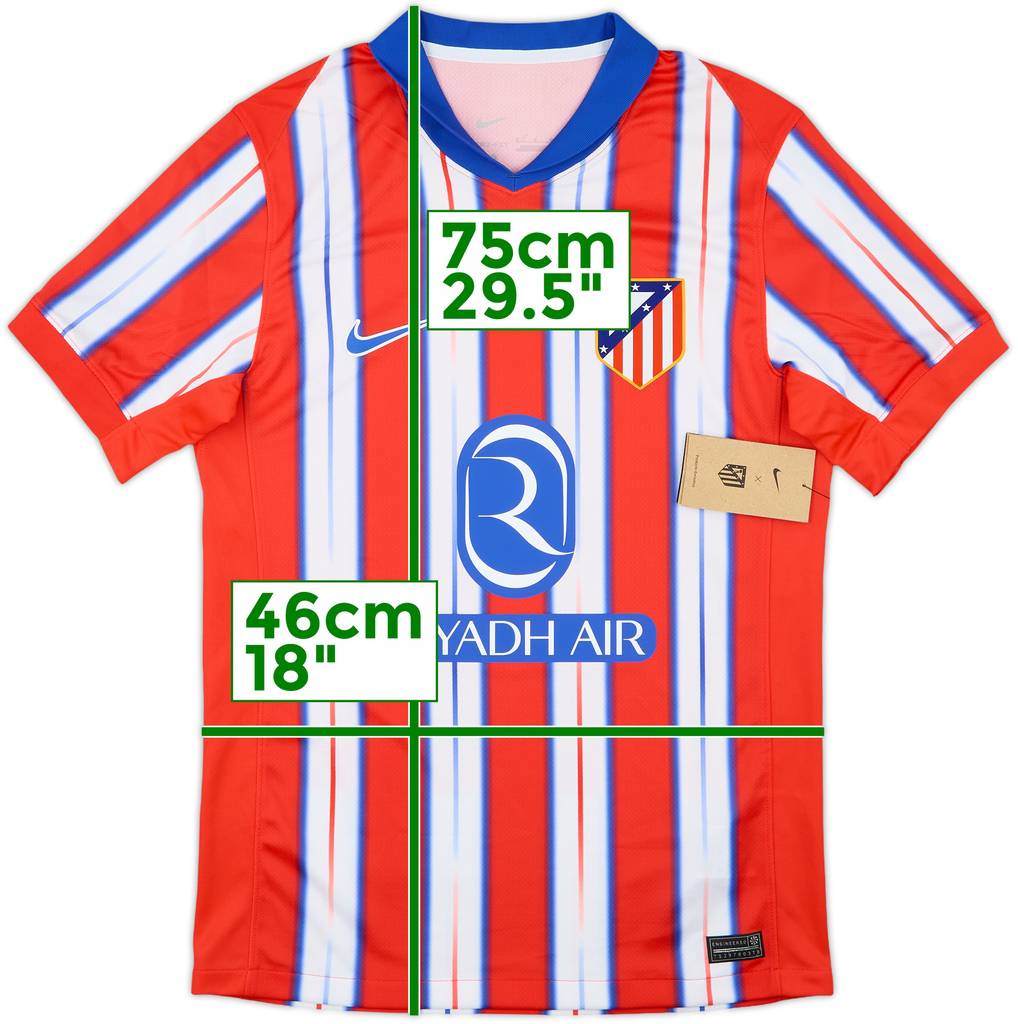 2024-25 Atletico Madrid Home Shirt (S)