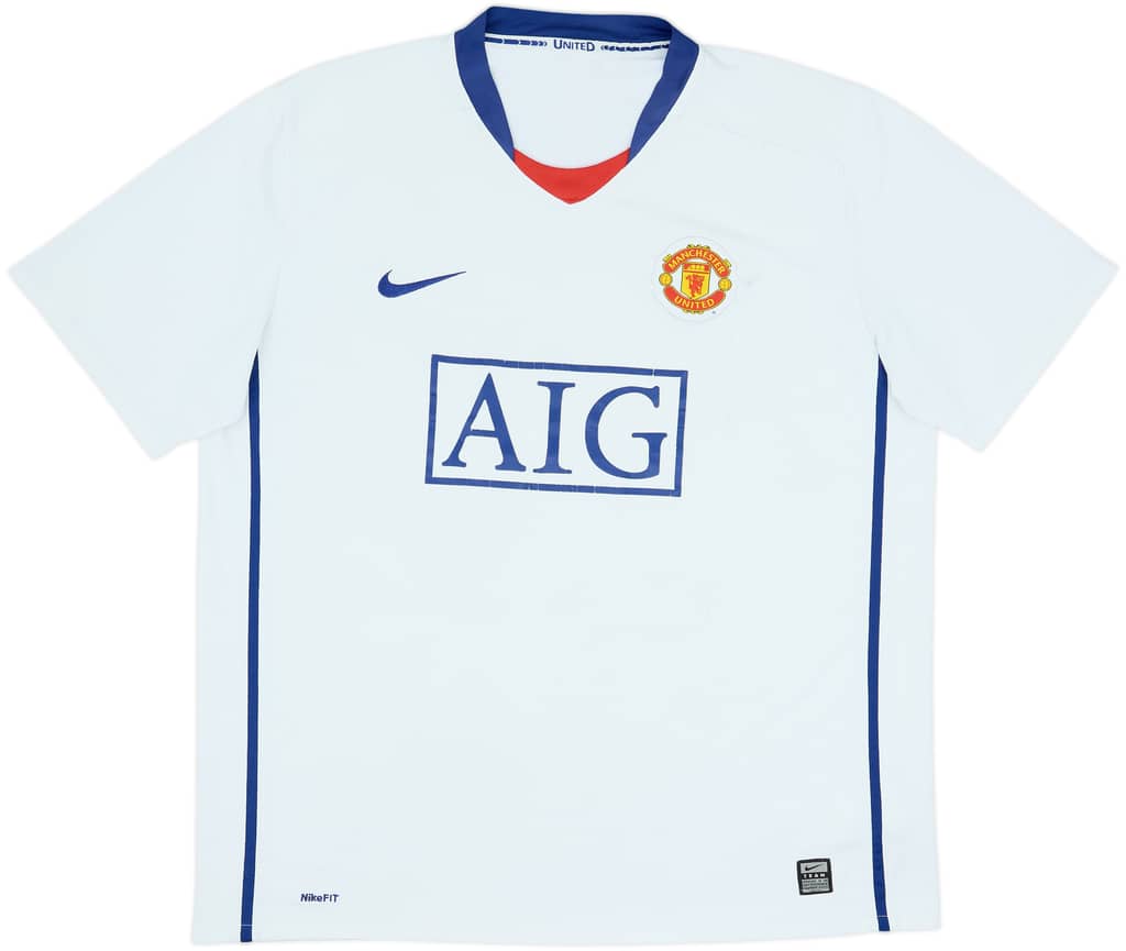 2008-10 Manchester United Away Shirt - 5/10 - (XL)