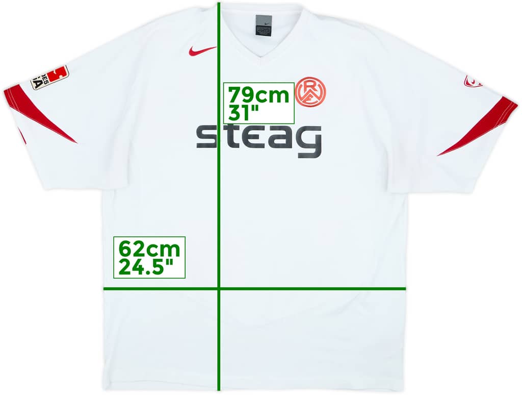 2004-05 Rot-Weiss Essen Home Shirt - 6/10 - (XXL)