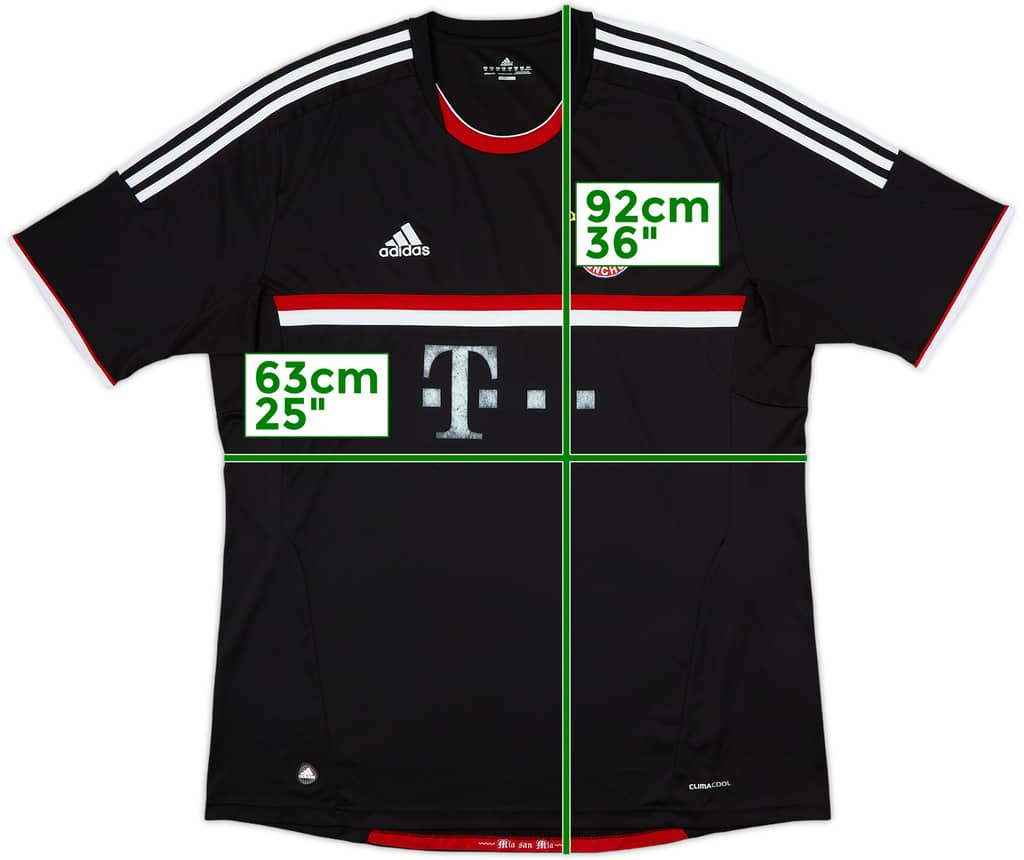 2011-12 Bayern Munich Third Shirt - 5/10 - (3XL)
