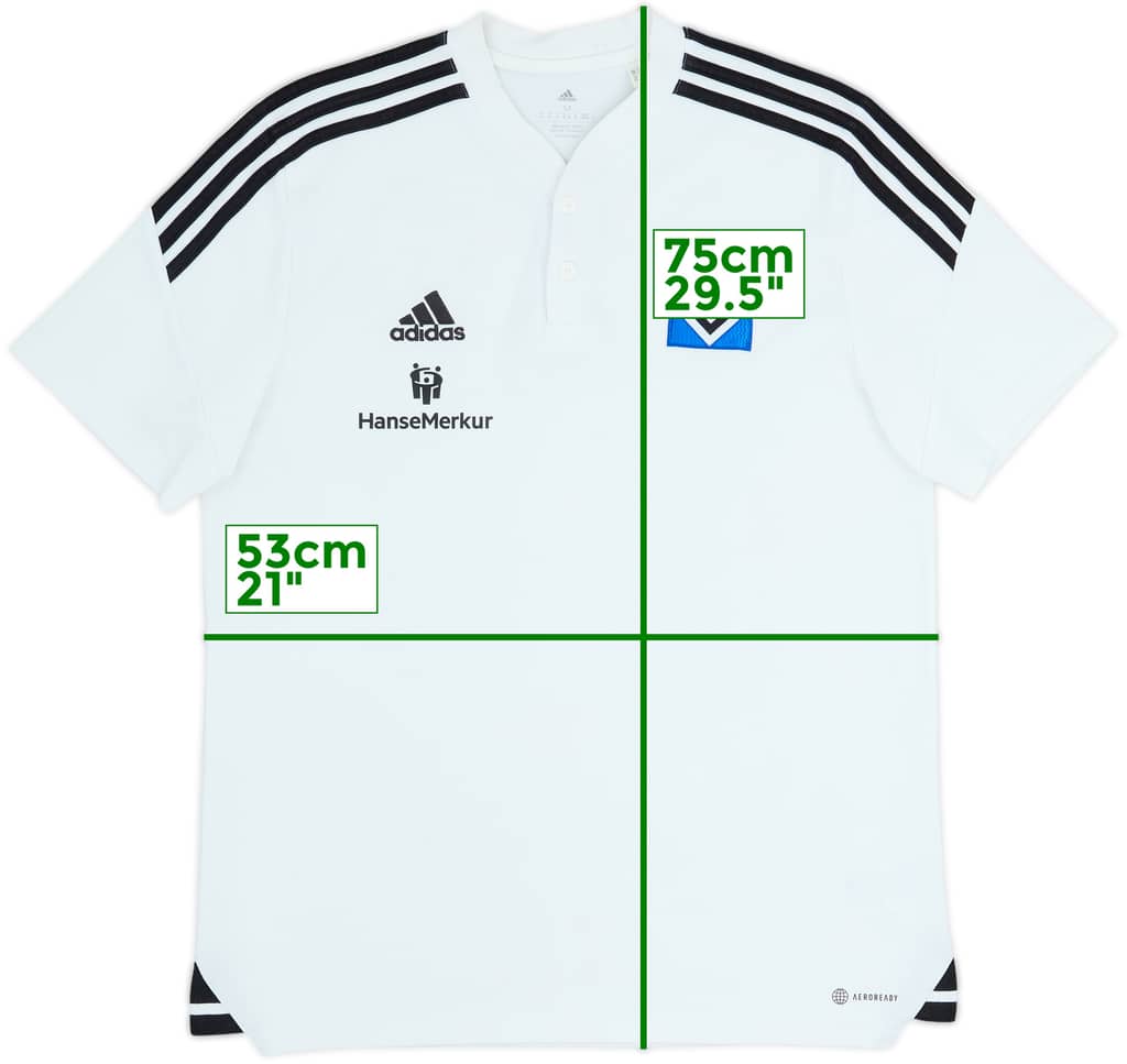 2022-23 Hamburg adidas Polo Shirt - 7/10 - (M)