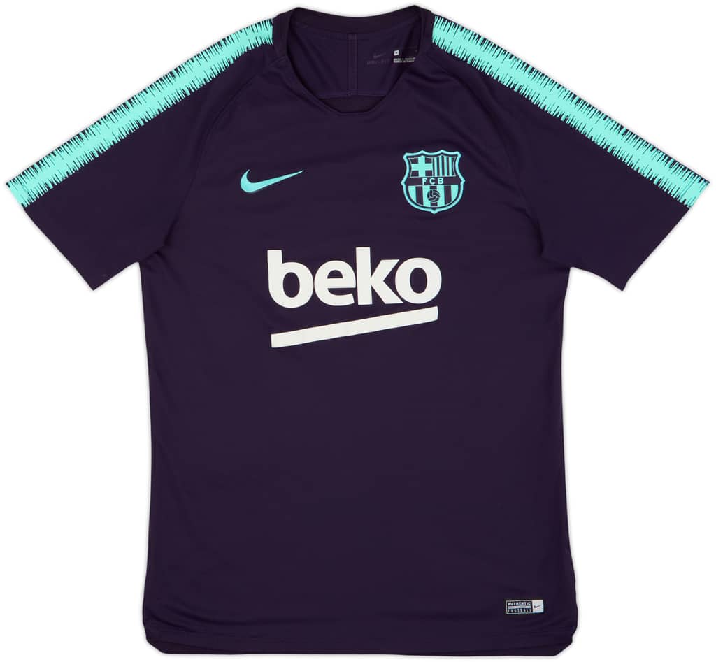 2018-19 Barcelona Nike Training Shirt - 8/10 - (M)