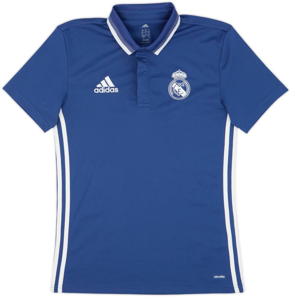 2016-17 Real Madrid adidas Polo Shirt - 10/10 - (S)
