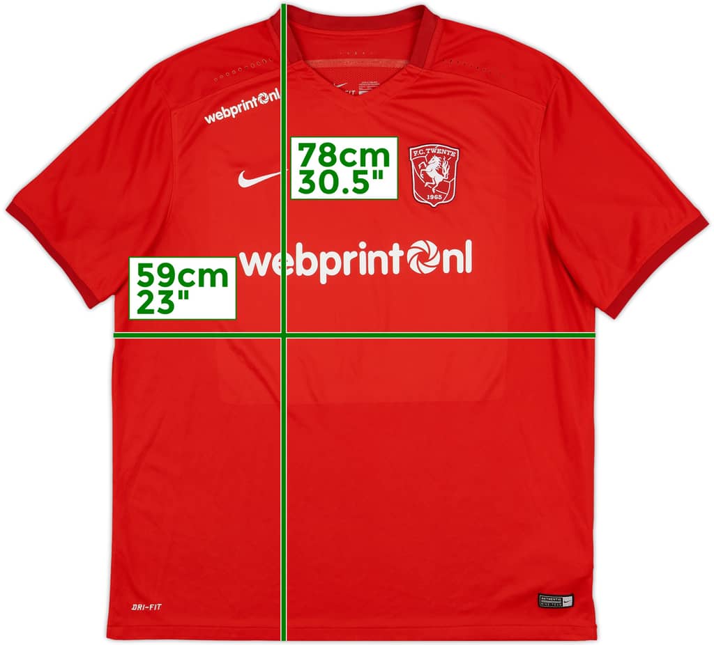 2015-16 FC Twente Home Shirt - 9/10 - (XXL)