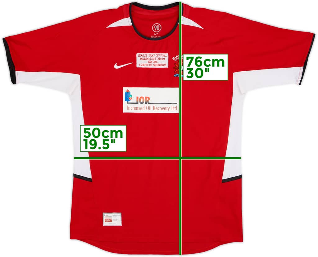 2004-05 Hartlepool 'League One Play-Off Final' Third Shirt - 7/10 - (XL.Boys)