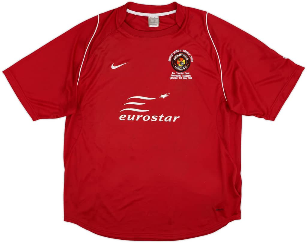 2008 Ebbsfleet United 'FA Trophy Final' Home Shirt - 5/10 - (XL)