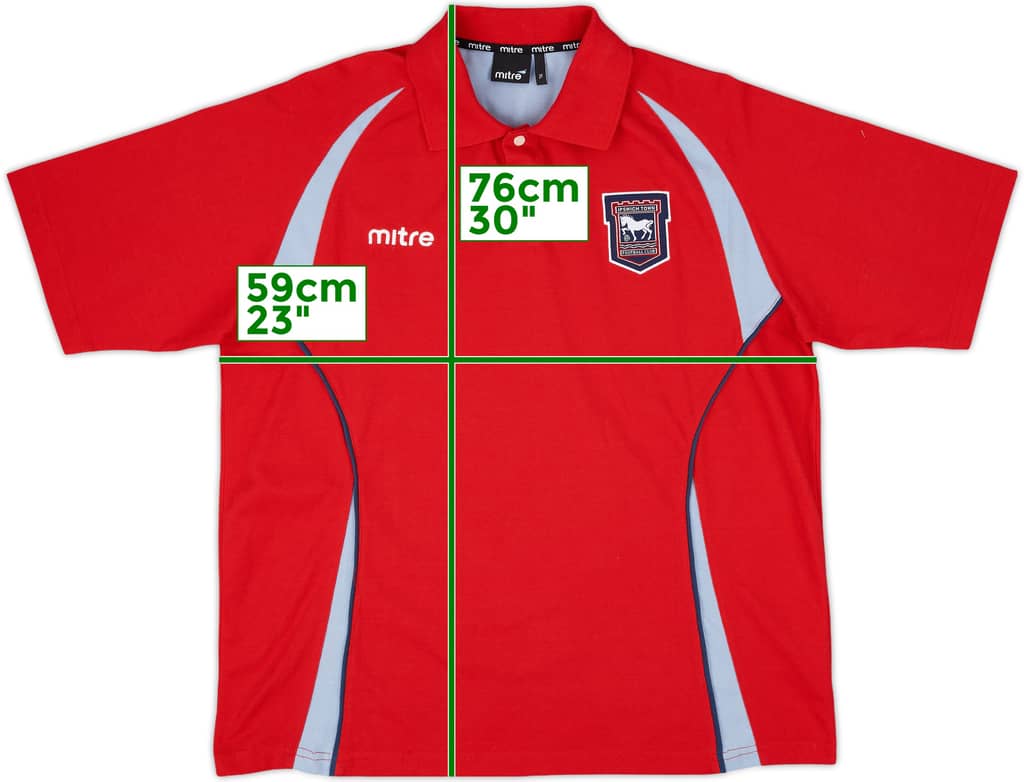 2009-10 Ipswich Mitre Town Polo Shirt - 9/10 - (XL)