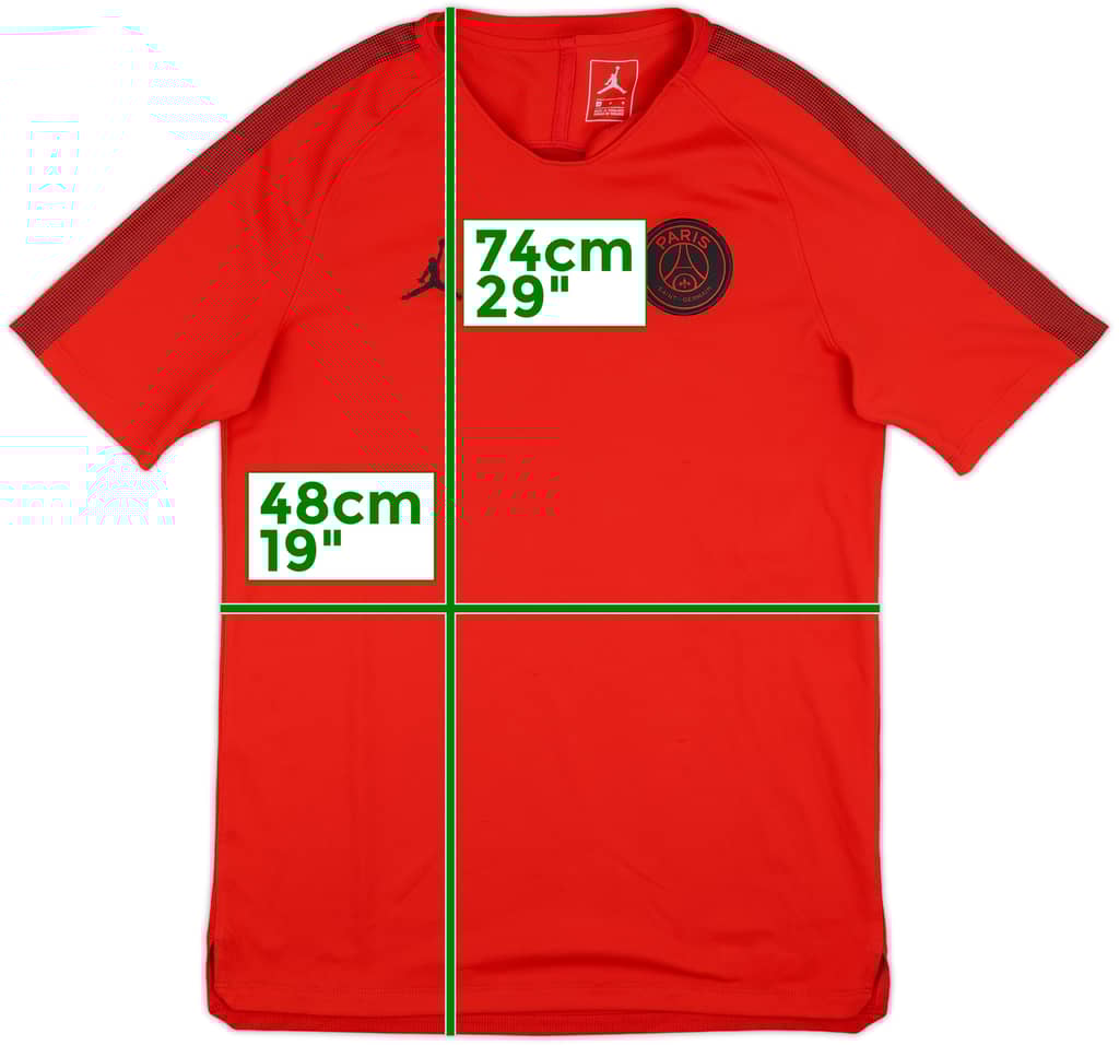 2018-19 Paris Saint-Germain Nike Jordan Training Shirt - 8/10 - (M)
